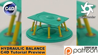 Hydraulic Balance (Cinema 4D Tutorial Preview)