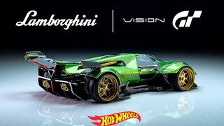 JDP แปลงโฉม Hot Wheels-รถแนวคิด Lamborghini V12 Vision GT-โครงการ Jakarta Diecast