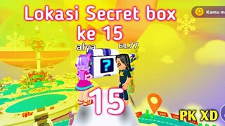 Lokasi Secret box ke 15 di PK XD Musim Salju#pkxdsecretbox