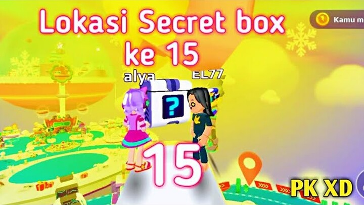 Lokasi Secret box ke 15 di PK XD Musim Salju#pkxdsecretbox