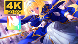 [4K60 frame/Extreme Repair] Sword Art Online Alicization Alice Chapter NCOP02 v1 "RESISTER" (2018)