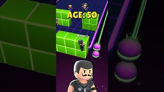 Stumble Guys at different ages block dash #shorts