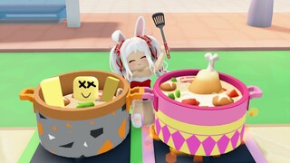 AKU MENJADI KOKI TERBAIK DI ROBLOX! MAKANAN YANG AKU MASAK ENAK SEMUA!