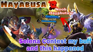 Selena contest my Buff and this Happened - Hayabusa Gameplay