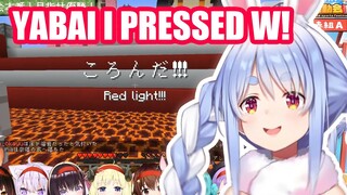 Pekora's God Luck Allows her to Stay Alive even When she moved during Red Light 【Hololive Eng Sub】