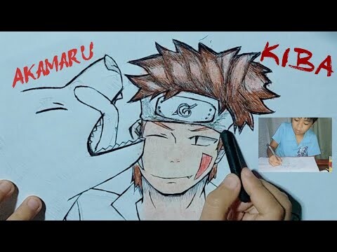 How i draw Kiba Inuzuka and Akamaru of Naruto animation | Sketch Drawing |Hejir art's