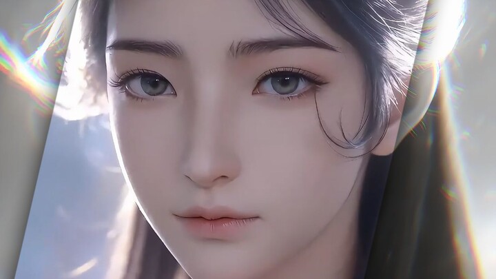 When Colors Sweep Across the Screen – Beneath the Crescent Moon Vertical Wallpapers