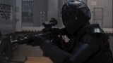 Bullet shoots Mason Hargreaves with a machine gun / Jason Statham