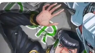 Secara spontan, Josuke tampaknya menjadi satu-satunya JOJO dengan seruan perang independen