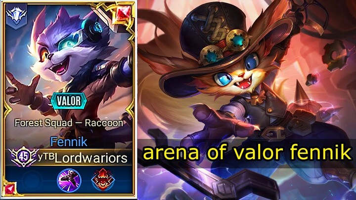 arena of valor fennik arena of valor fennik build aov