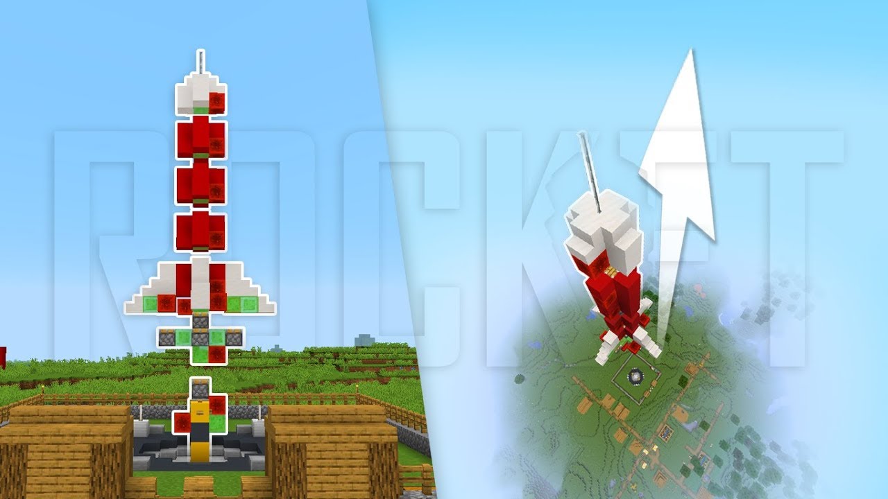 Cara Membuat Rocket Luar Angkasa - Minecraft Indonesia - Bilibili