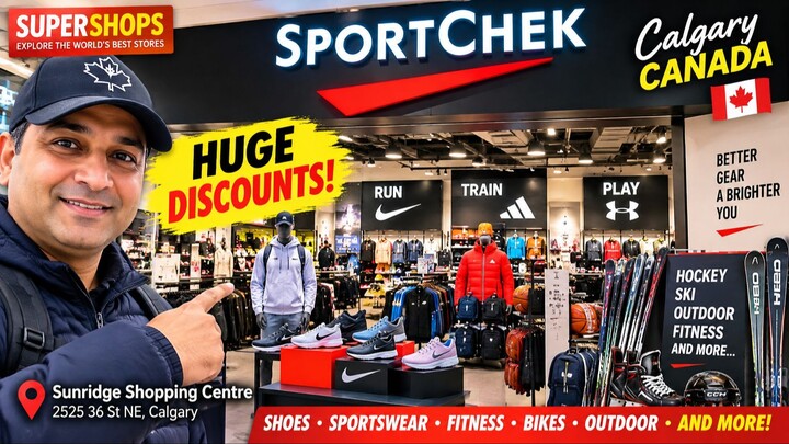 What’s REALLY Inside SportChek Calgary? Huge Discounts at Sunridge! 🇨🇦