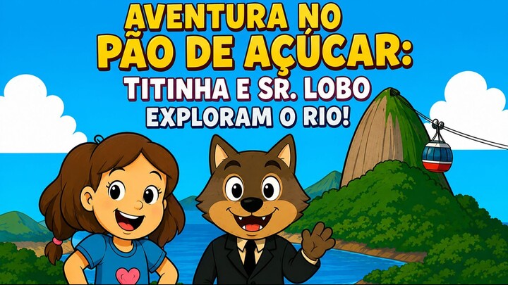 Aventura no Pão de Açúcar Titinha e Sr. Lobo Exploram o Rio!