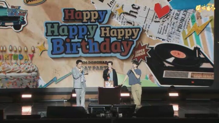 261011 2026 DONGHAE B DAY PARTY [Happy Happy Happy Birthday] Special Guest SD & EH
