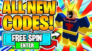 Roblox My Hero Mania New Codes 2022 January
