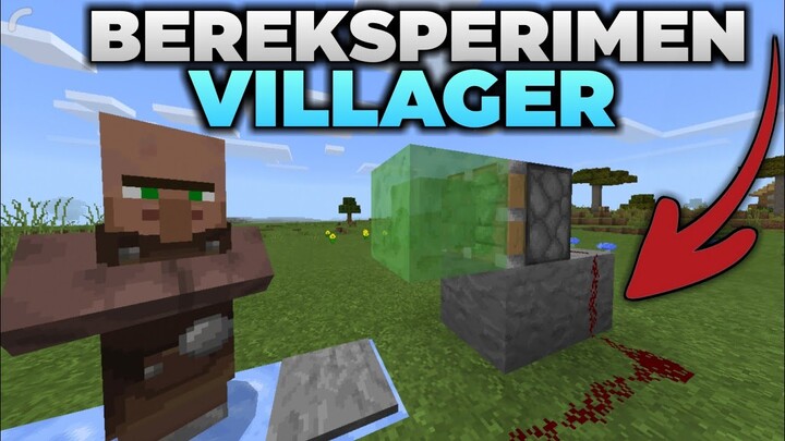 Cara bereksperimen menggunakan villager di Minecraft secara epik 🗿