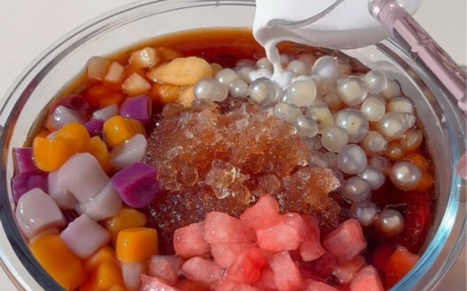 Red Bean Ice Jelly | A Refreshing Summer Dessert – So Cool and Satisfying!