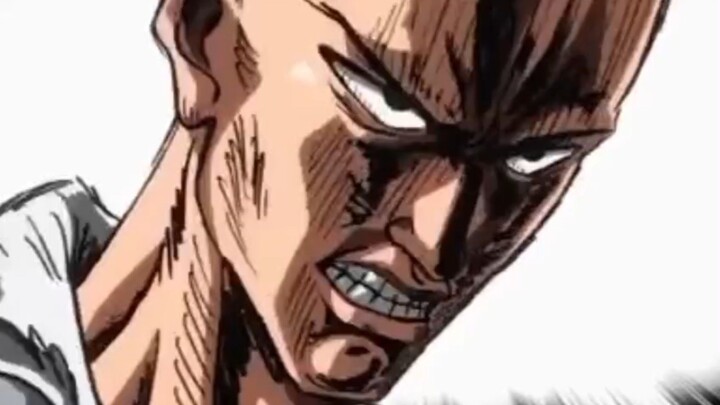 one punch man Saitama marah