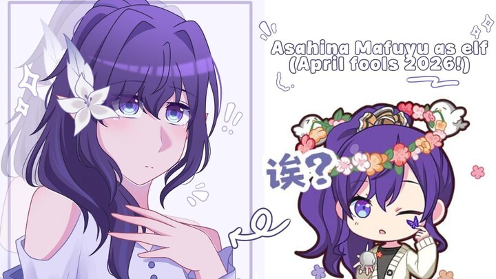 Asahina Mafuyu fan-art (April fools 2026!)