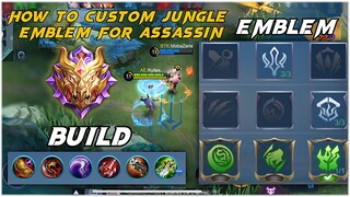 WHY JUNGLE EMBLEM IS BECOMING META FOR ASSASSIN | MOBILE LEGENDS