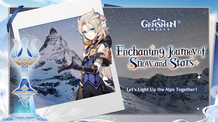 Enchanting Journey of Snow and Stars: Illuminating Event in the Alps (Teaser 1) | Genshin Impact