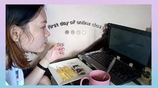 Online Class with Me (3RD YEAR NAAAA!!) | Angelay Vlogs♡