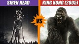 Siren Head vs King Kong (2005) | SPORE