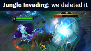 Riot removed counter jungling...