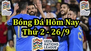 Lịch Thi Đấu Bóng Đá Hôm Nay 26/9 - Tiếp Tục Lượt Cuối UEFA Nations League - Thông Tin Trận Đấu