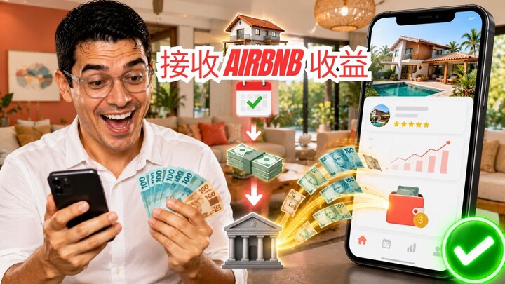 如何添加收款方式以接收 AIRBNB 收益