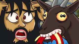 帮帮我！一只山羊吃了我的短裤！