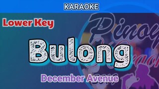 Bulong by December Avenue (Karaoke : Lower Key)