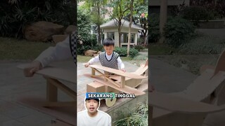 LANGLANG BIKIN PESAWAT PESAWATAN 🤩 #shorts #dubbing #funny
