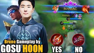 Bruno Gameplay by Gosu Hoon | Mobile legends Bang Bang
