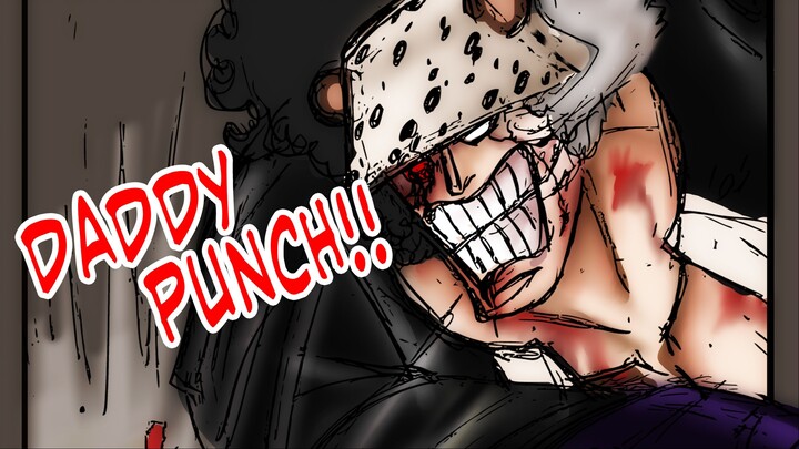 Pukulan seorang ayah (Bartholomew Kuma punch in Saturn pov) - One Piece timelapse coloring
