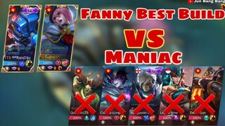 Top 1 fanny solo rank | Easy 2 vs 5 mythic | Jun Bang Bang FreeStyle | Mobile Legends Bang Bang