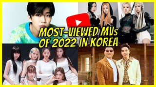 10 Most Viewed Music Videos of 2022 in South Korea According to YouTube