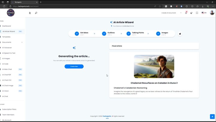 AI that GENERATES VOICES, IMAGES, & ARTICLES??