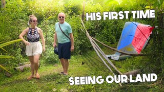 NERVOUS Showing Grandad Our LAND PLOT in the Philippines