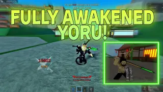 Full Awakened Yoru Battle | King legacy Update 3.51