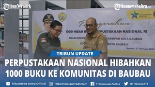 1000 Buku Dihibahkan Perpustakaan Nasional ke Kelompok Baca di Baubau Sultra, Tingkatkan Literasi