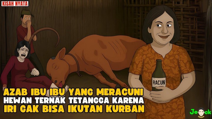 AZAB IBU IBU YANG MERACUNI HEWAN TERNAK TETANGGA KARENA IRI GAK BISA IKUTAN