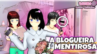 A BLOGUEIRA MENTIROSA👁️👄👁️ELA NÃO É QUEM VOCE PENSA...Sakura School simulator ♥️