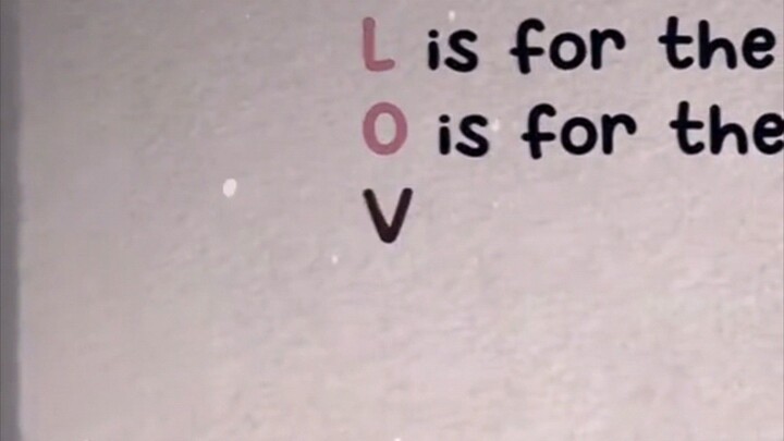 L-O-V-E meaning