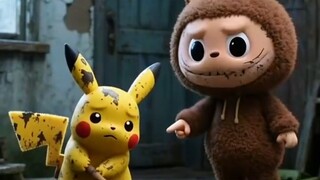 拉布布帮助皮卡丘