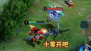 Zhong Kui fights Xia Hou with 10 points, I win with 10 points, he wins with 0 points