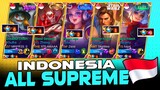 INDONESIA ALL SUPREME IN RANK! ~ MOBILE LEGENDS