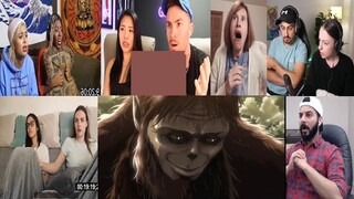 ATTACK ON TITAN EPISODE 2X1 REACTION MASHUP!!