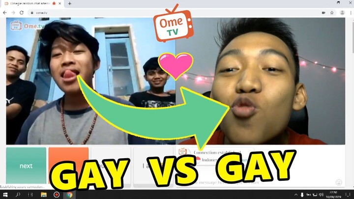 PRANK OME TV!! PURA PURA GAY MALAH KETEMU GAY BENERAN