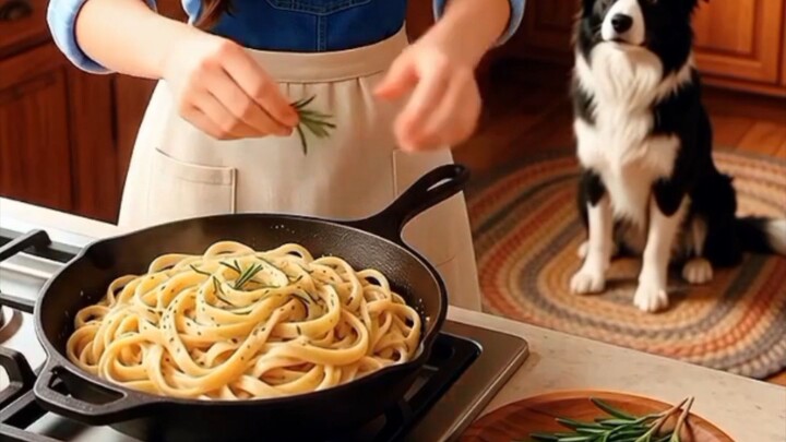 Creamy Garlic Parmesan Pasta ASMR 🍝 | Fresh Garlic Harvest | Cozy American Farm